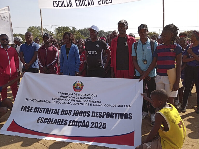 Malema dá início oficial aos Jogos Desportivos Escolares na fase distrital