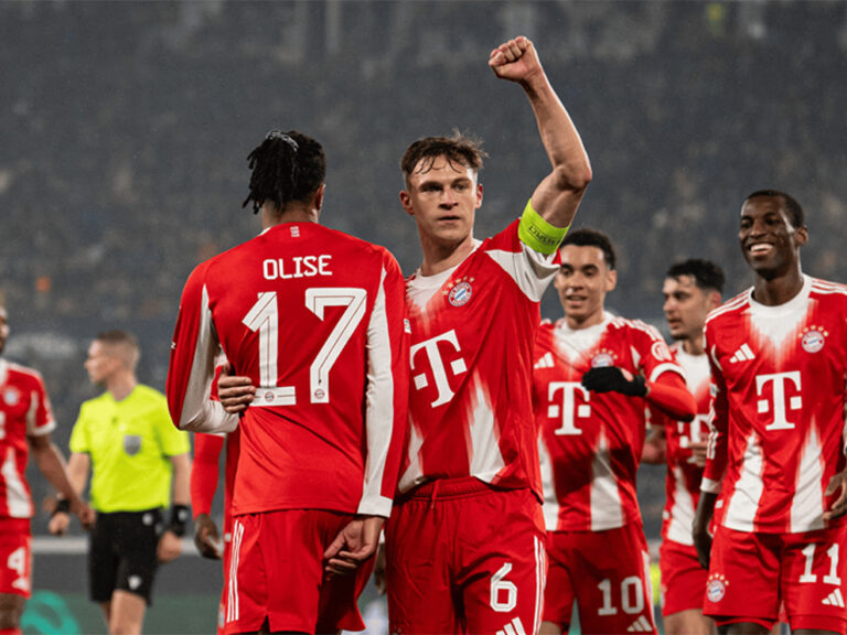 Show de Olise: Bayern destrói Atalanta por 6-1 e impõe respeito