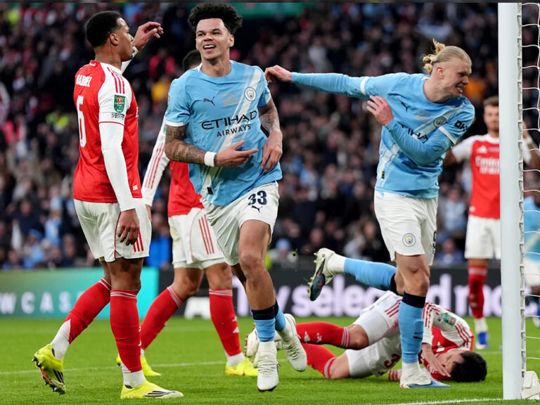 Manchester City vence Arsenal em Wembley e conquista mais uma Taça da Liga Inglesa
