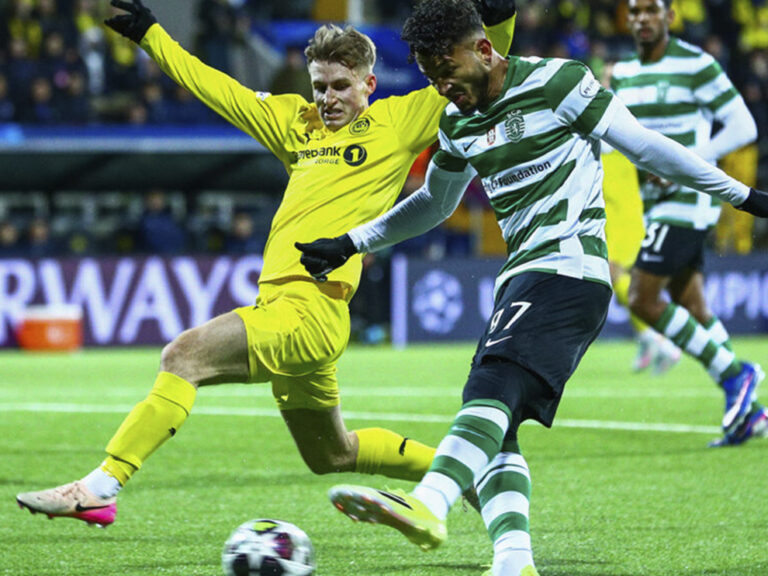 Bodo/Glimt brilha e humilha Sporting na primeira mão dos oitavos da Champions